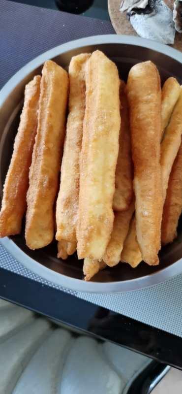 自制无泡打粉油条