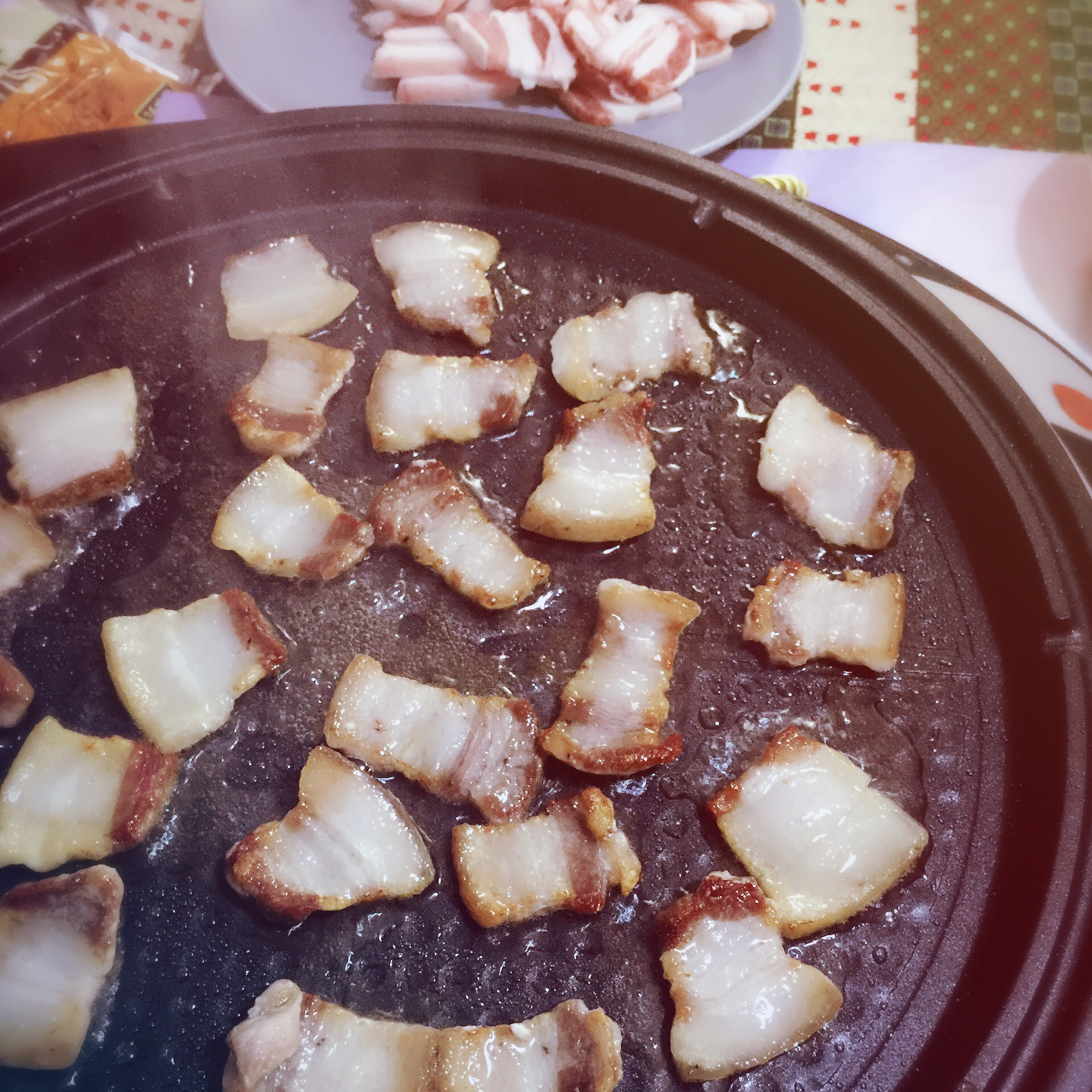 电饼铛 韩式烤五花肉