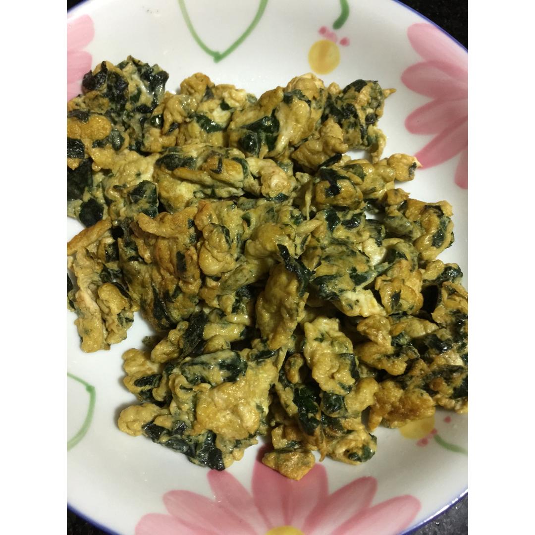 maggie晴妈咪做的紫苏煎蛋