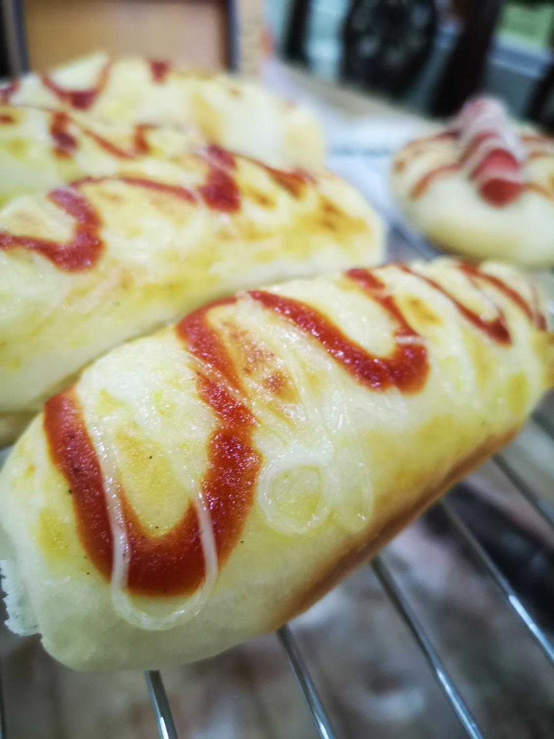 美味的香肠面包