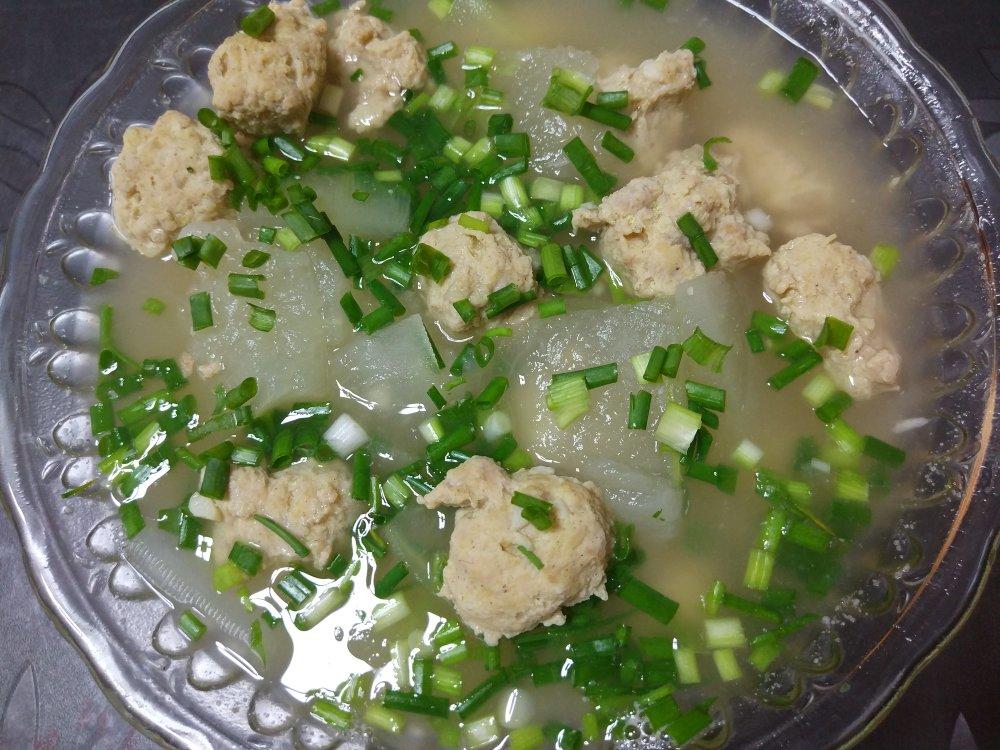 冬瓜汆丸子汤