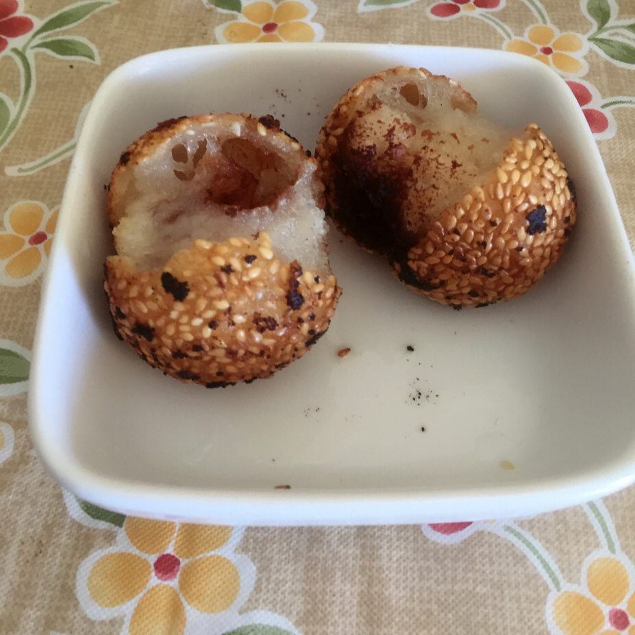 豆沙麻球