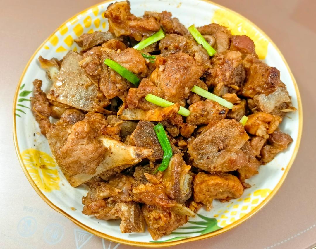 椒盐焖咸骨(高压锅)的做法