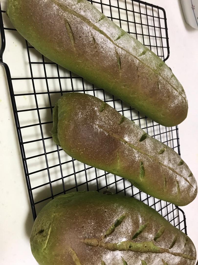 比原麦山丘还好吃的【抹茶麻薯古早味面包】肉松红豆沙