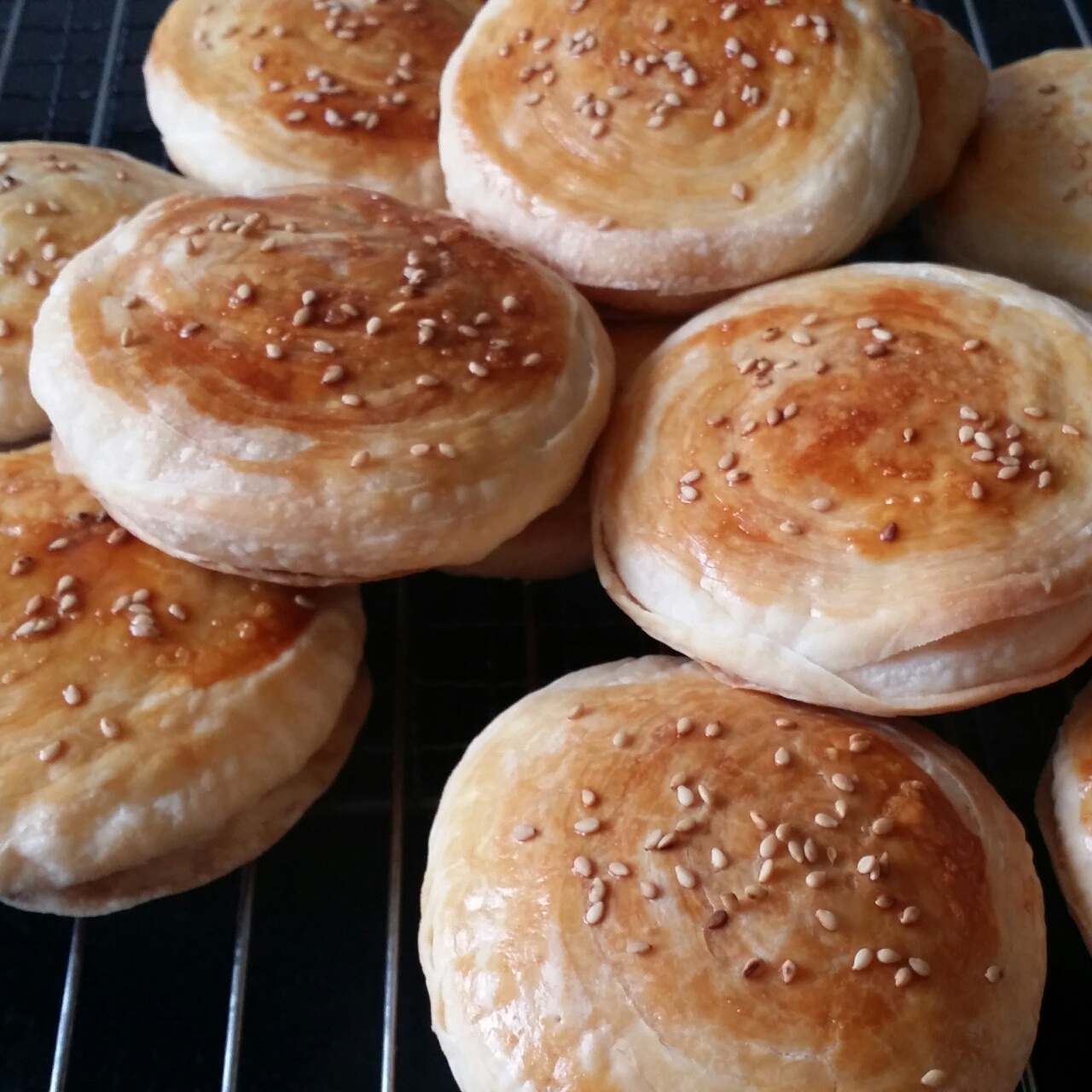 双菲做的糖酥火烧