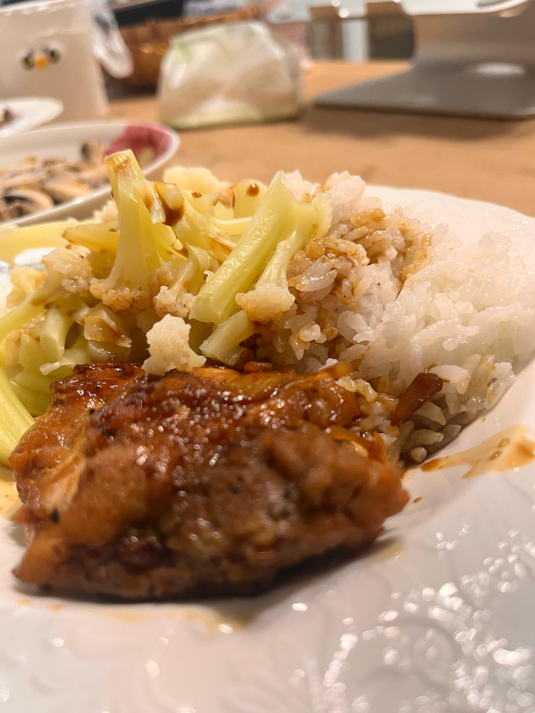 照烧鸡腿饭