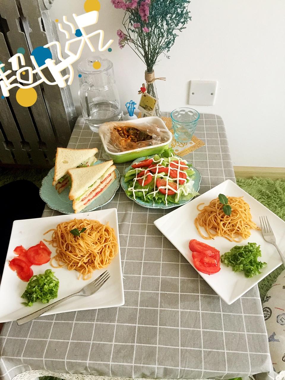 橄榄油薄荷意面