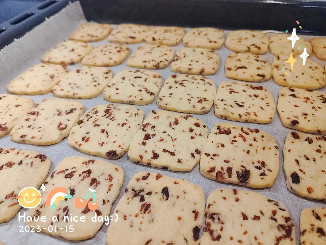 蔓越莓饼干--新手烘焙0压力 #皮黑森林#
