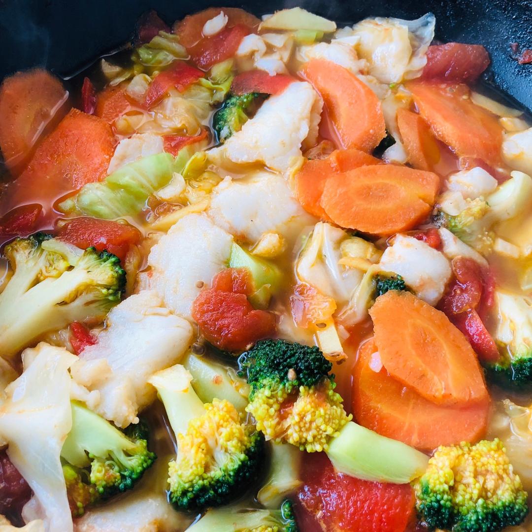 番茄巴沙鱼(减肥)