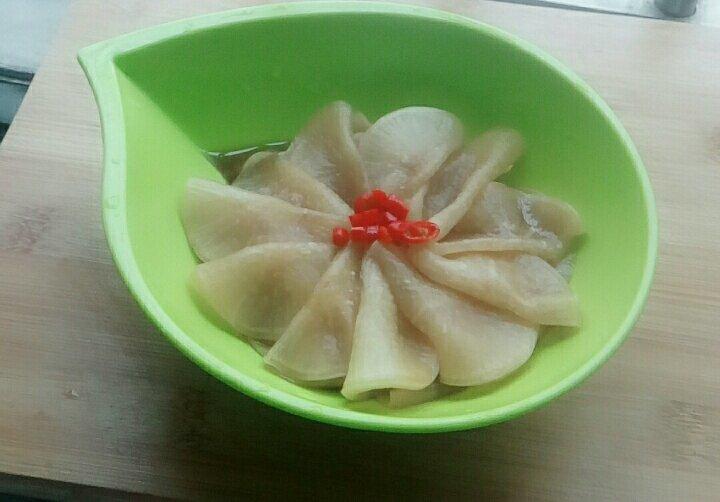 爽口菜腌糖醋萝卜片