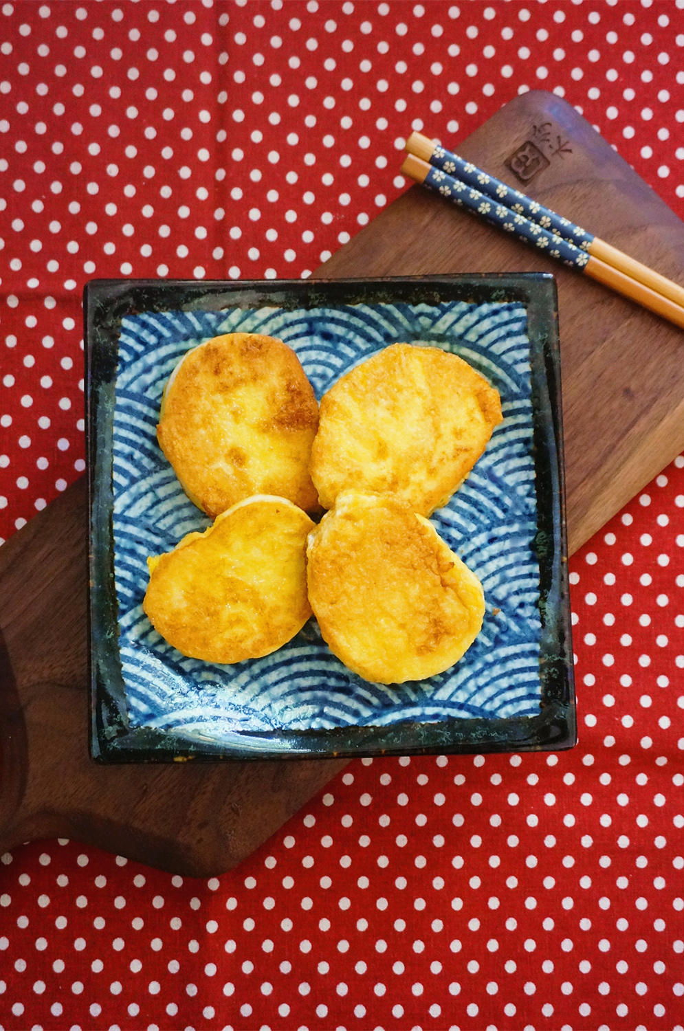 云飘飘lily做的鸡蛋煎馒头片