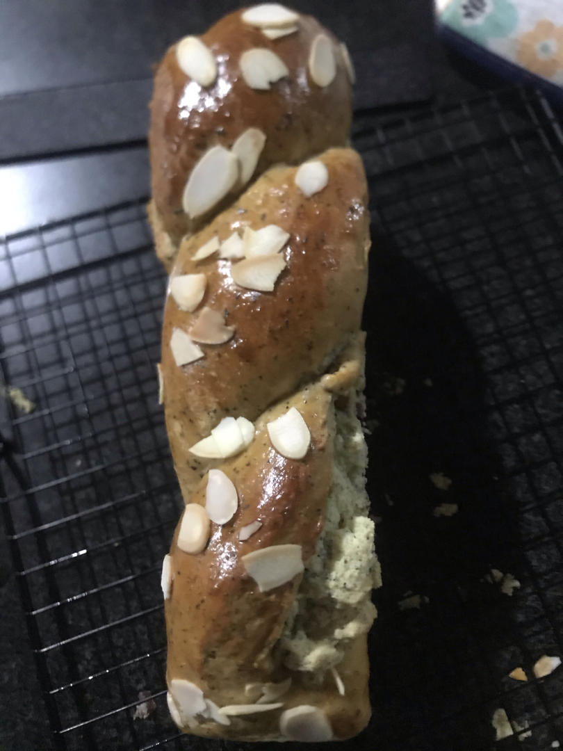 红茶香橙奶酥面包
