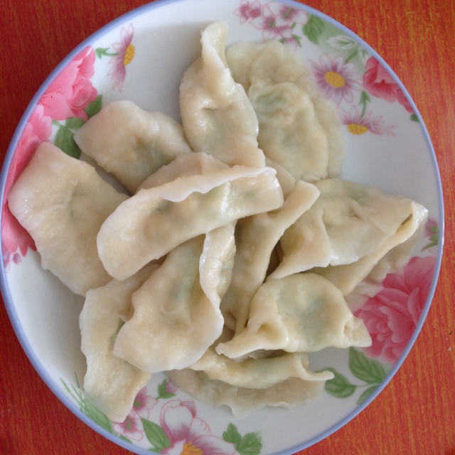 西葫芦鸡蛋虾皮饺子
