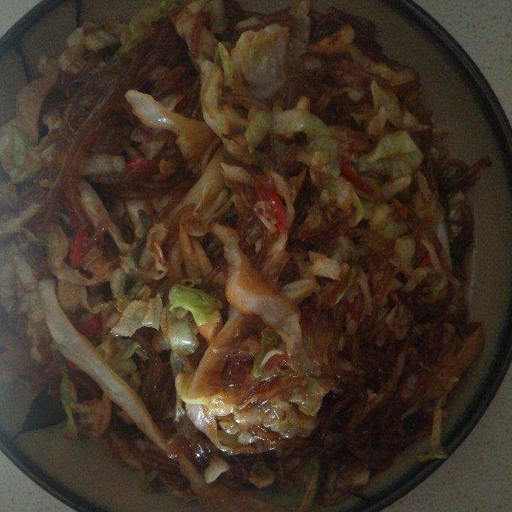 圆白菜炒粉条