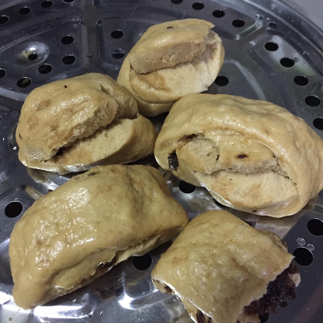 小筑饭 •面包机版红糖全麦馒头