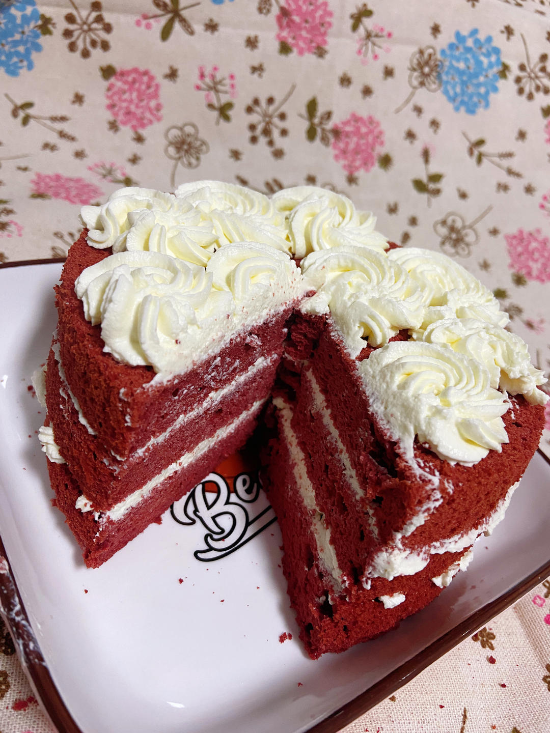 暖心红丝绒蛋糕［6寸绵软戚风版 ］