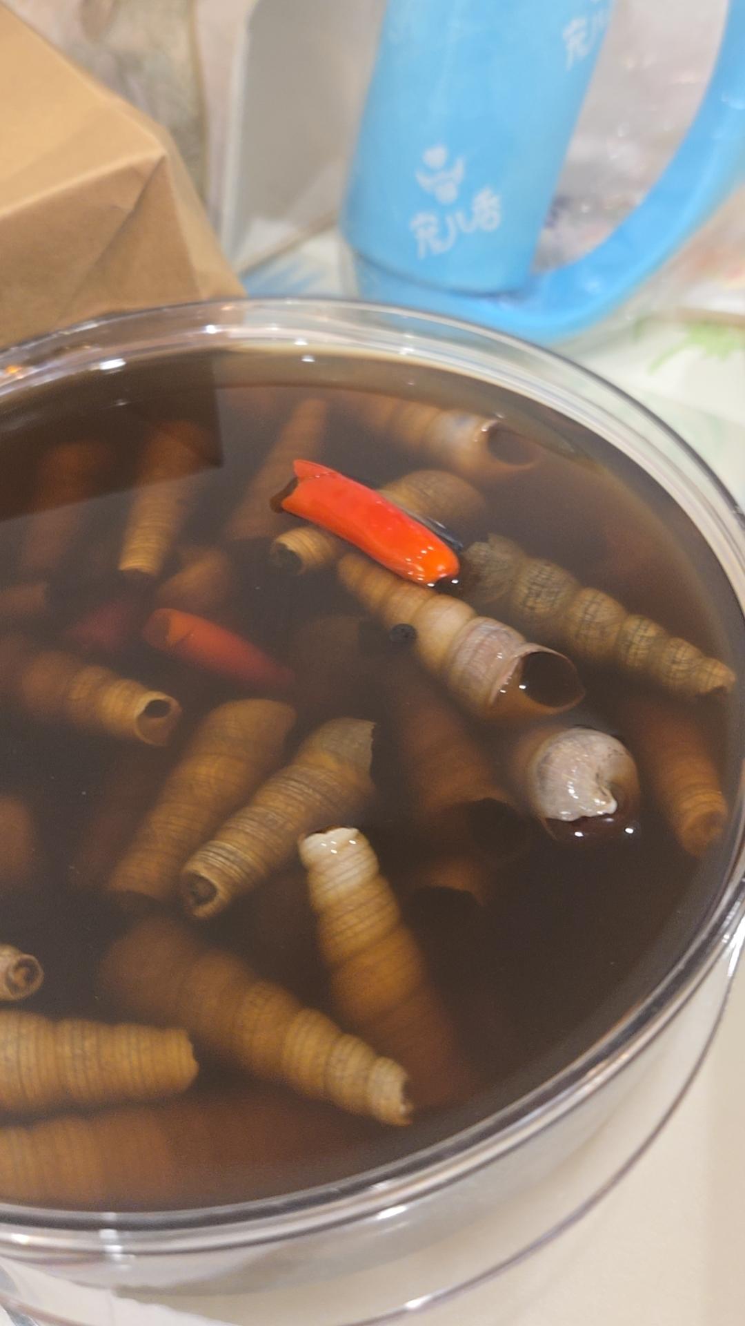 青岛大排档最火辣钉螺