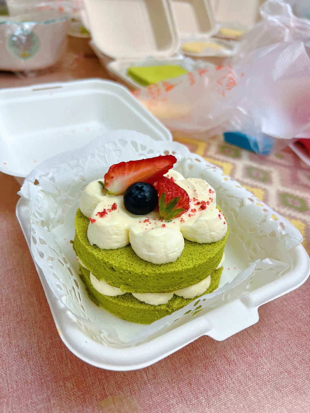 好看又好吃的斑斓小蛋糕🍰