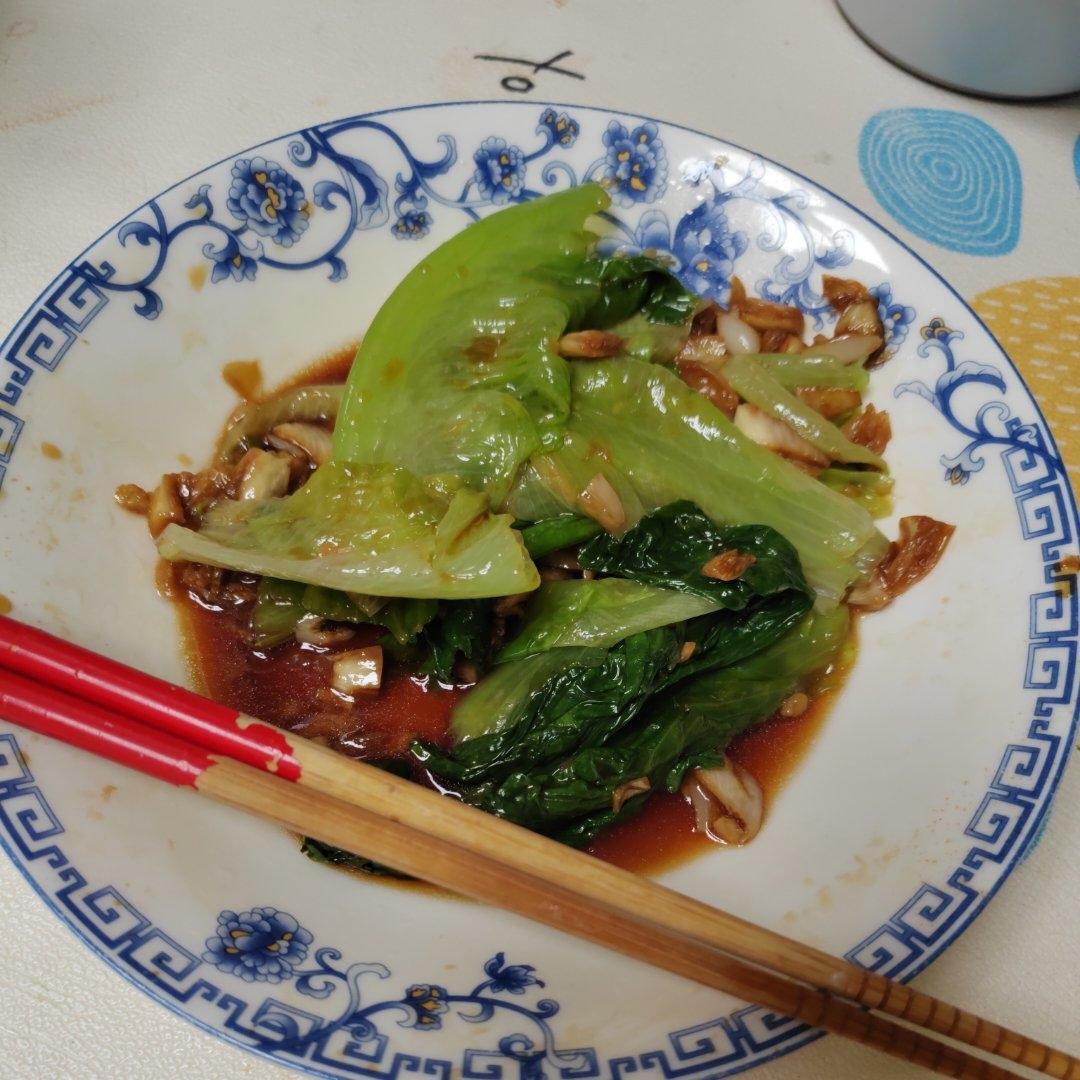 一点不输饭店的白灼罗马生菜