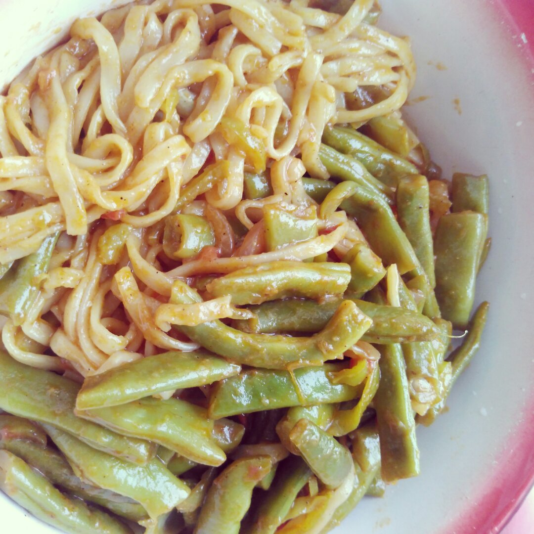 蒸面（四季豆焖面）