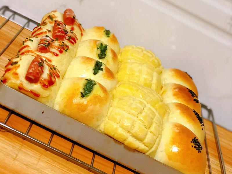 纯奶手撕吐司的做法 步骤1