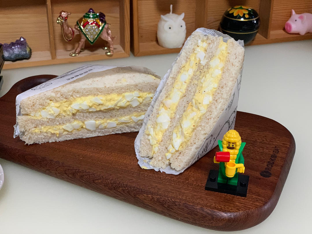 便利店同款❗️蛋黄酱三明治🥪❗️好吃哭～