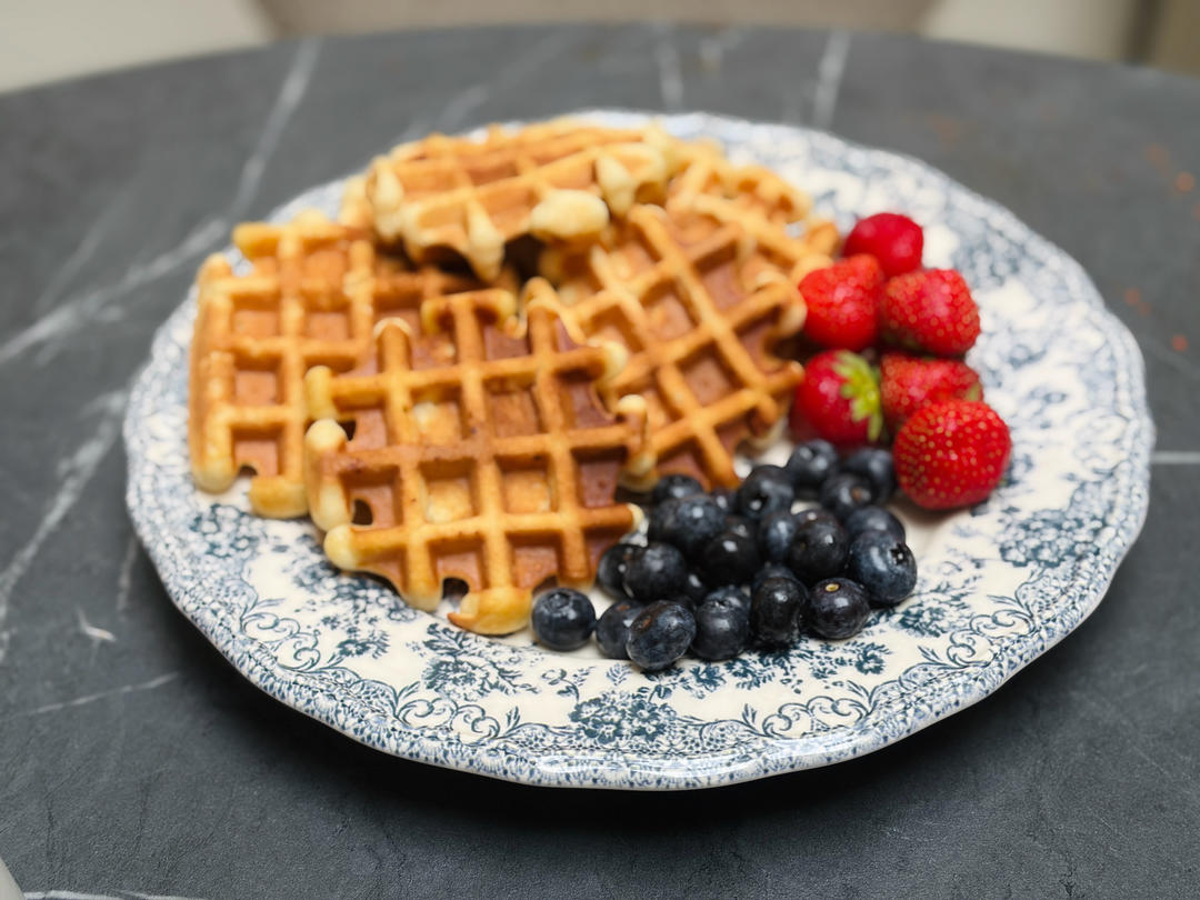 经典格子华夫饼 Belgian Waffle