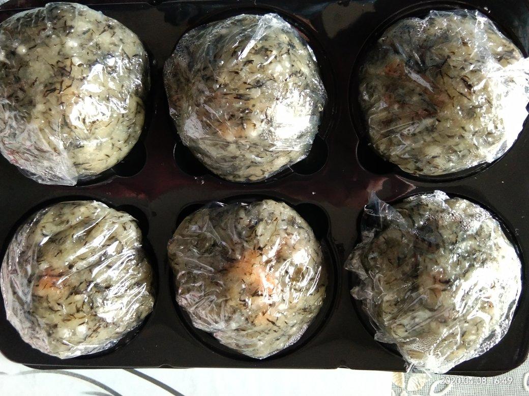 咸蛋黄肉松青团（艾糍）