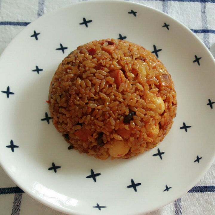 香肠土豆焖饭【一人也要吃好版】