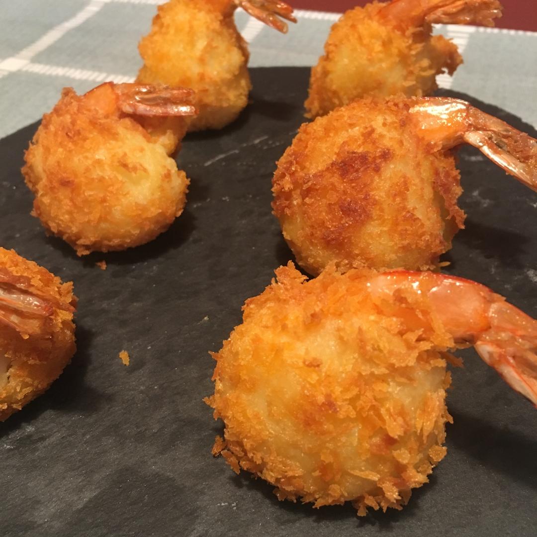 g小调的塔小塔做的黄金虾球