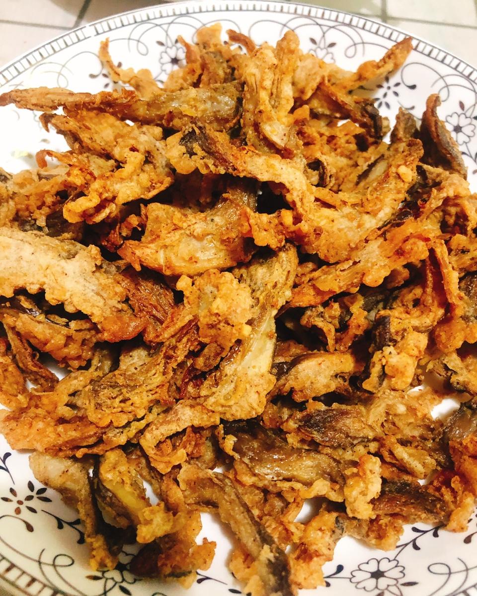 🔥一吃就停不下嘴❗️比肉还好吃～香酥五香平菇