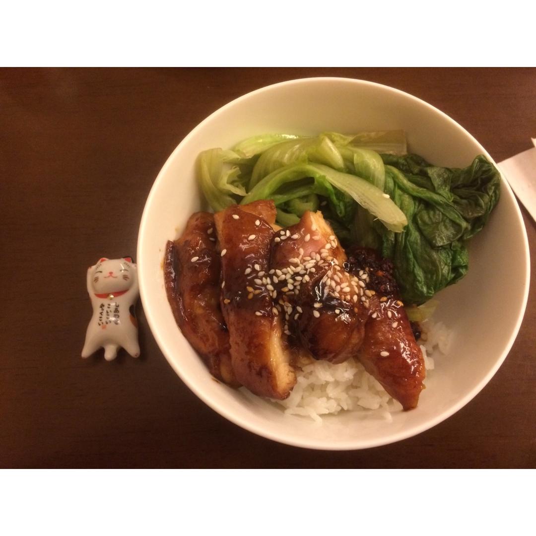 【照烧鸡排饭】