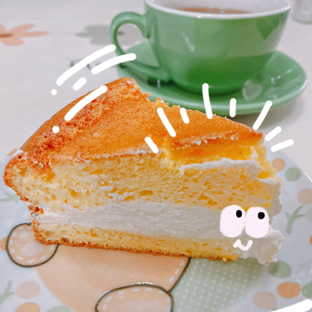 🍼好吃不胖—无油无水酸奶戚风蛋糕