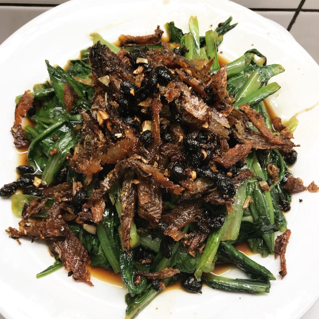 豆豉鲮鱼油麦菜