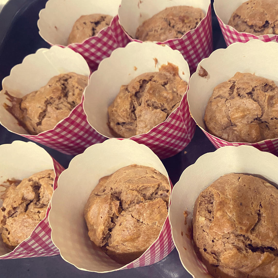 核桃马芬蛋糕，免打发免发酵，做法简单零失败