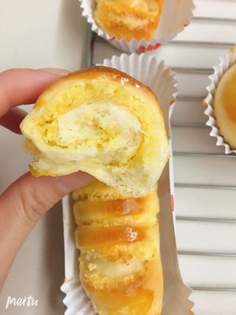 不用揉出膜的松软红豆面包