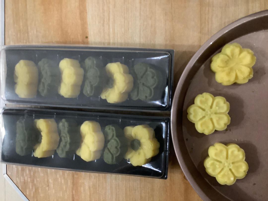 奶香绿豆糕（无豆腥味，超快手不麻烦）