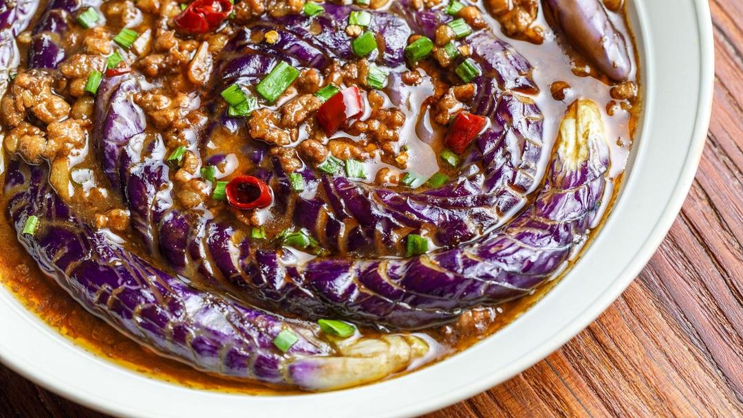 【蓑衣茄子】肉末茄子整容版：我就靠脸吃饭！