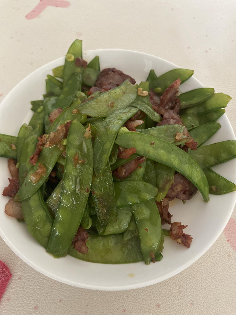 荷兰豆炒腊肠