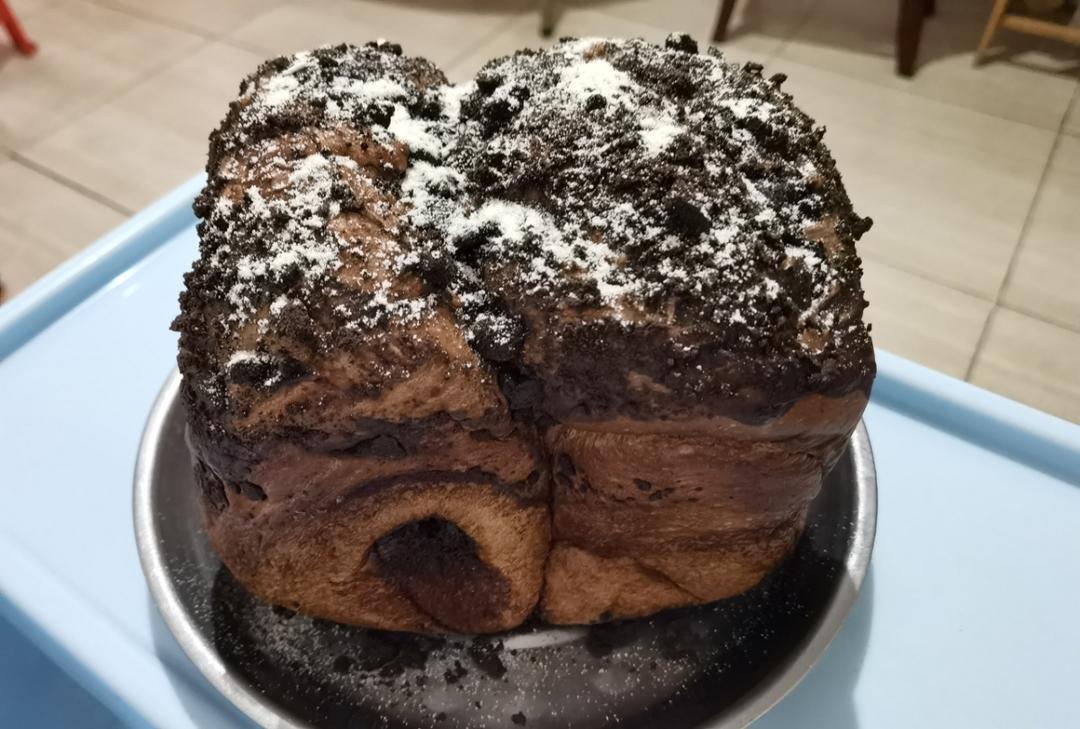 雪山巧克力吐司（巧克力奥利奥吐司面包）