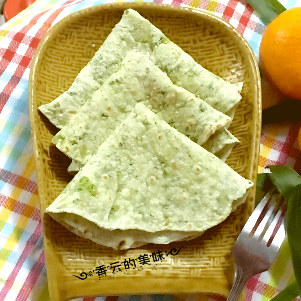 青菜叶薄饼