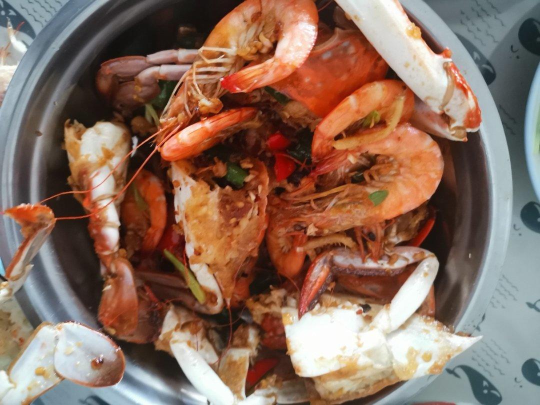 葱姜炒梭子蟹（very easy）