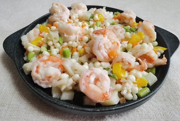 虾仁鸡头米