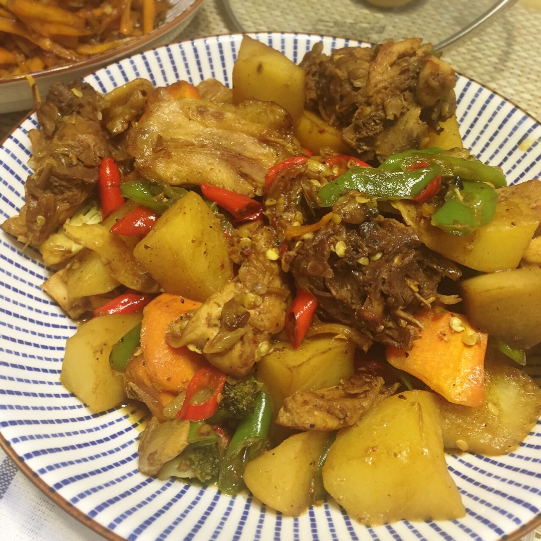 辣椒炒鸡（临沂家常）