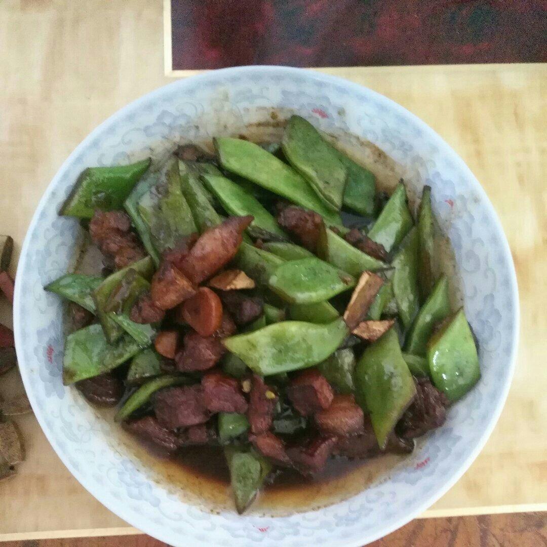 肉炒刀豆