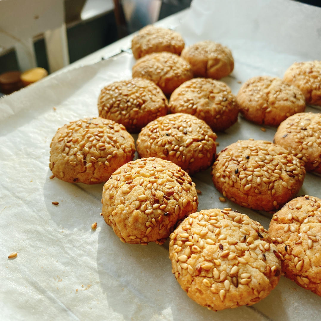 椰子油芝麻一口酥