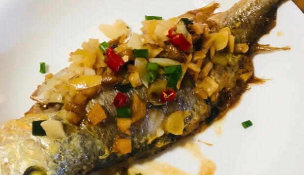 清蒸黄花鱼🐟六月鲜轻盐松茸酱油 秘♨️不腥特鲜嫩