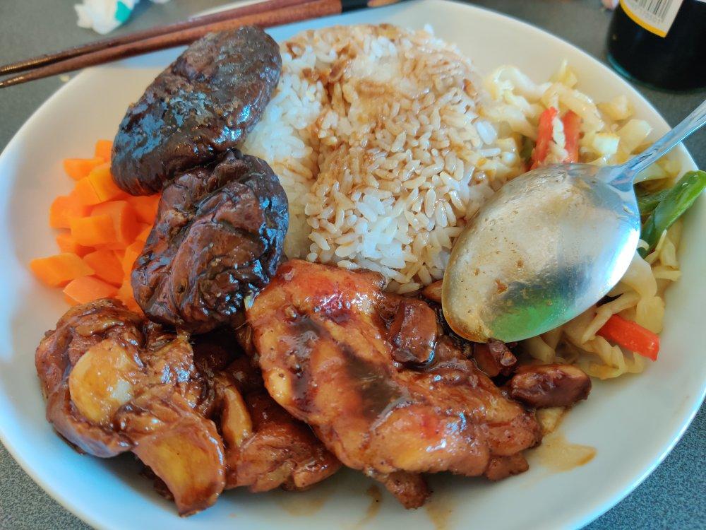 照烧鸡腿饭