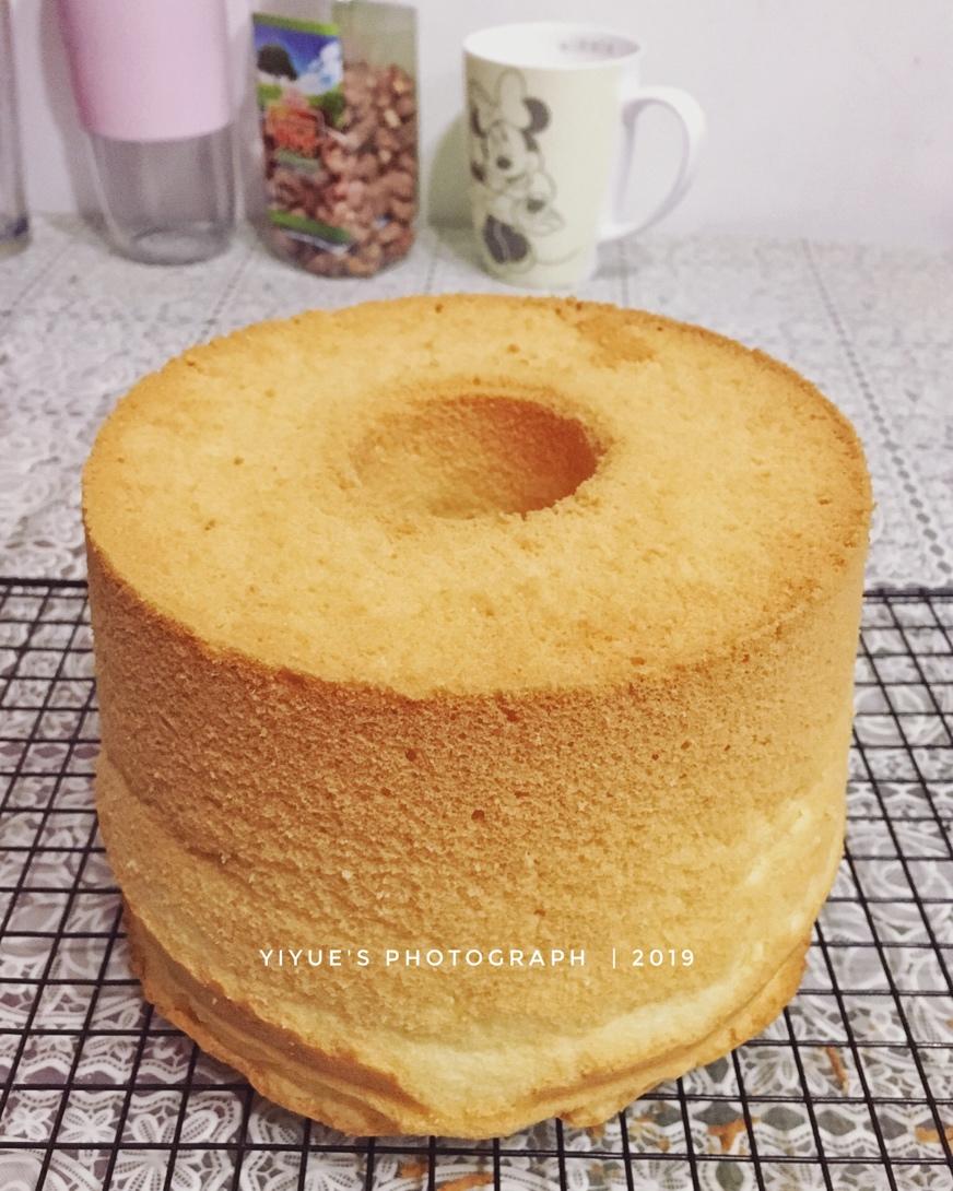 经典戚风——拜拜蛋糕（中空、圆模均可）