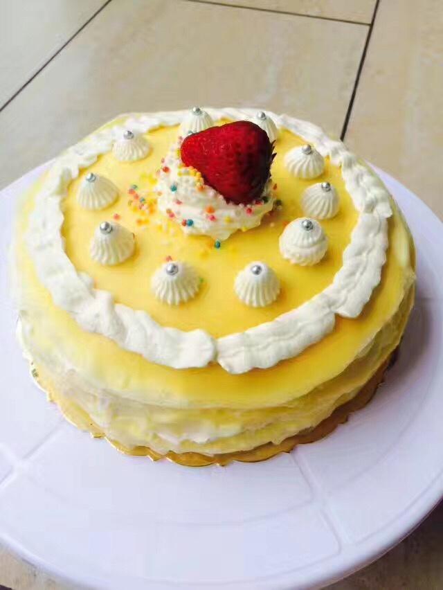 百香果千层蛋糕